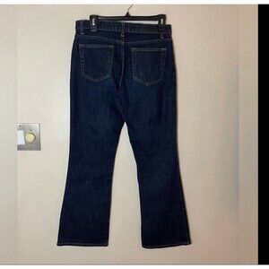 Vintage 90’s London Women's Jeans Flare Dark Blue Wash Size 8